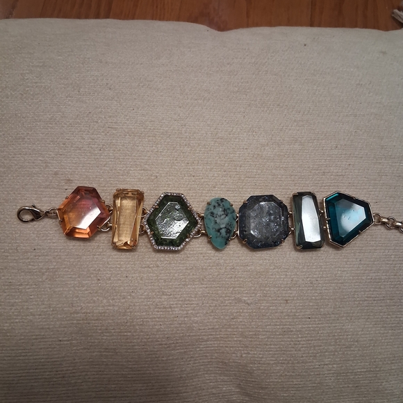 Stella & Dot Candy Gems Multicolor Gemstone Necklace and Bracelet Set - Picture 8 of 15